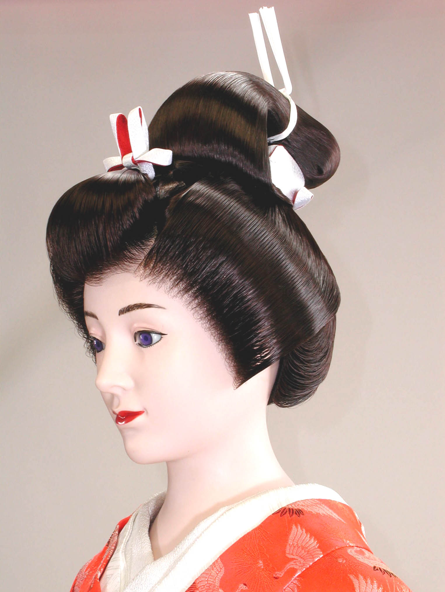 越境ECさくらモール / 日本の伝統的な髪型「文金高島田」のかつら